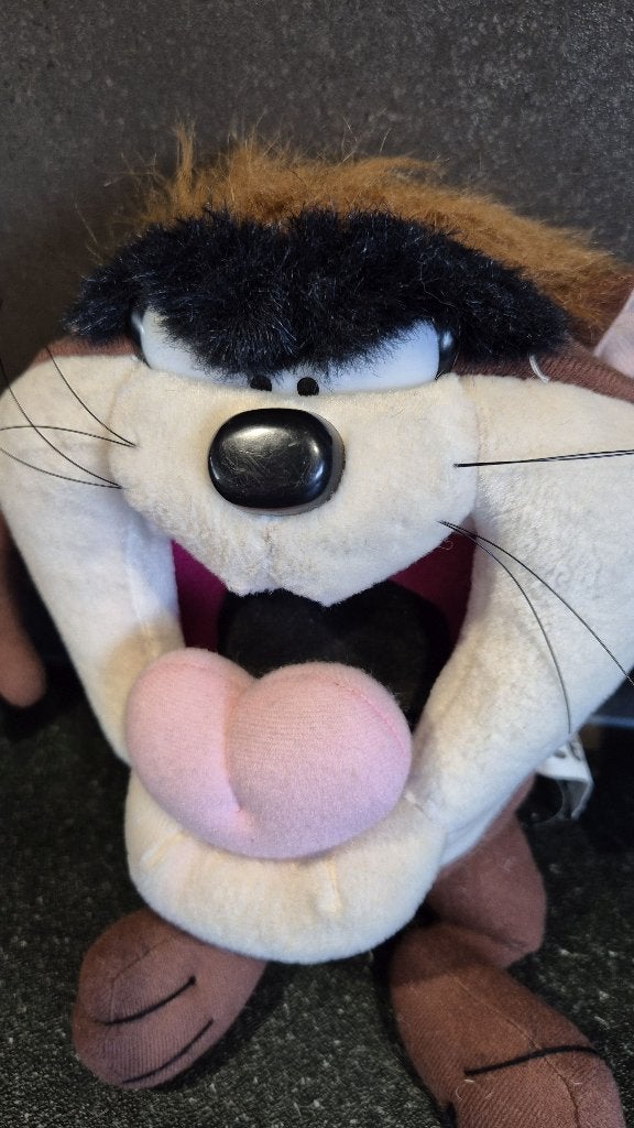 Taz, Tasmanian Devil, Looney Tunes knuffel. 30cm. T6, Tweedehands verkoop, Tweedehands verkoop, Gebruikt, Overige typen