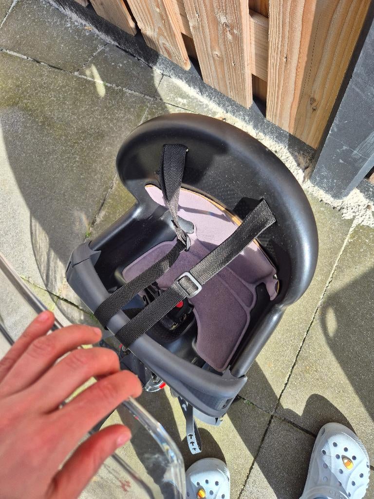 Fietsstoeltje voor met winscherm, Ophalen, Gebruikt, 9 t/m 18 kg, Voorzitje