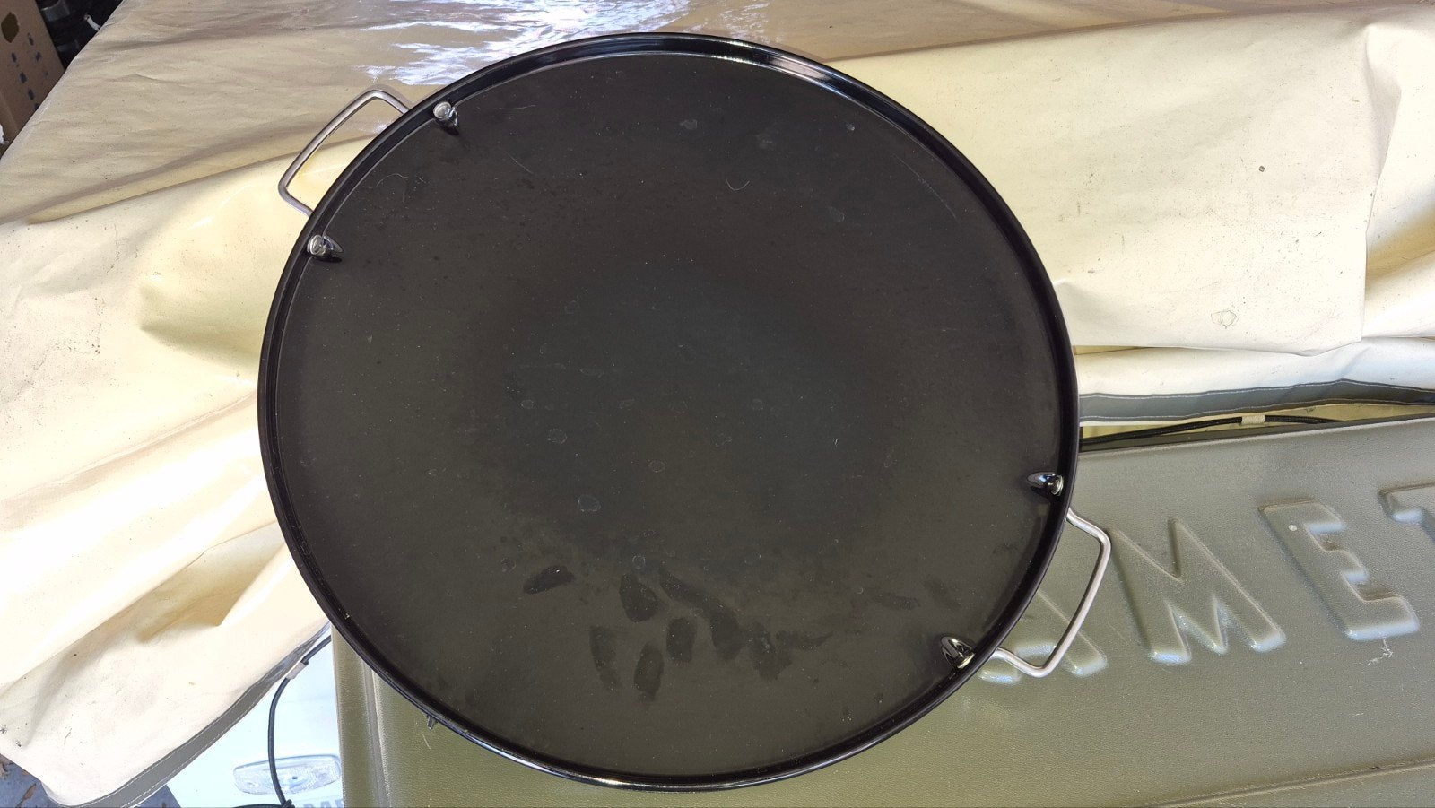 Cadac Skotteltop 48cm, Ophalen, Zo goed als nieuw, Cadac skottel