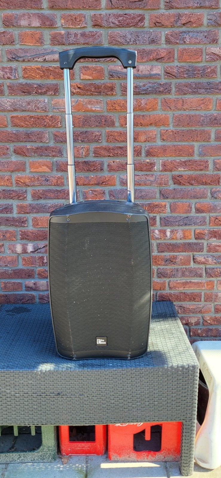 the box MBA120W MKII Draagbare Batterij Luidspreker, Gebruikt, 120 tot 150 watt, Party speaker, Ophalen of Verzenden