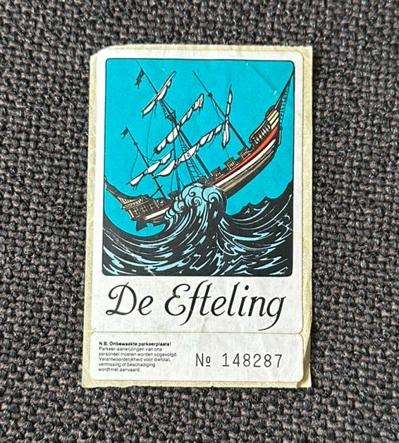 Efteling sticker 1982, Ophalen of Verzenden, Zo goed als nieuw, Overige typen