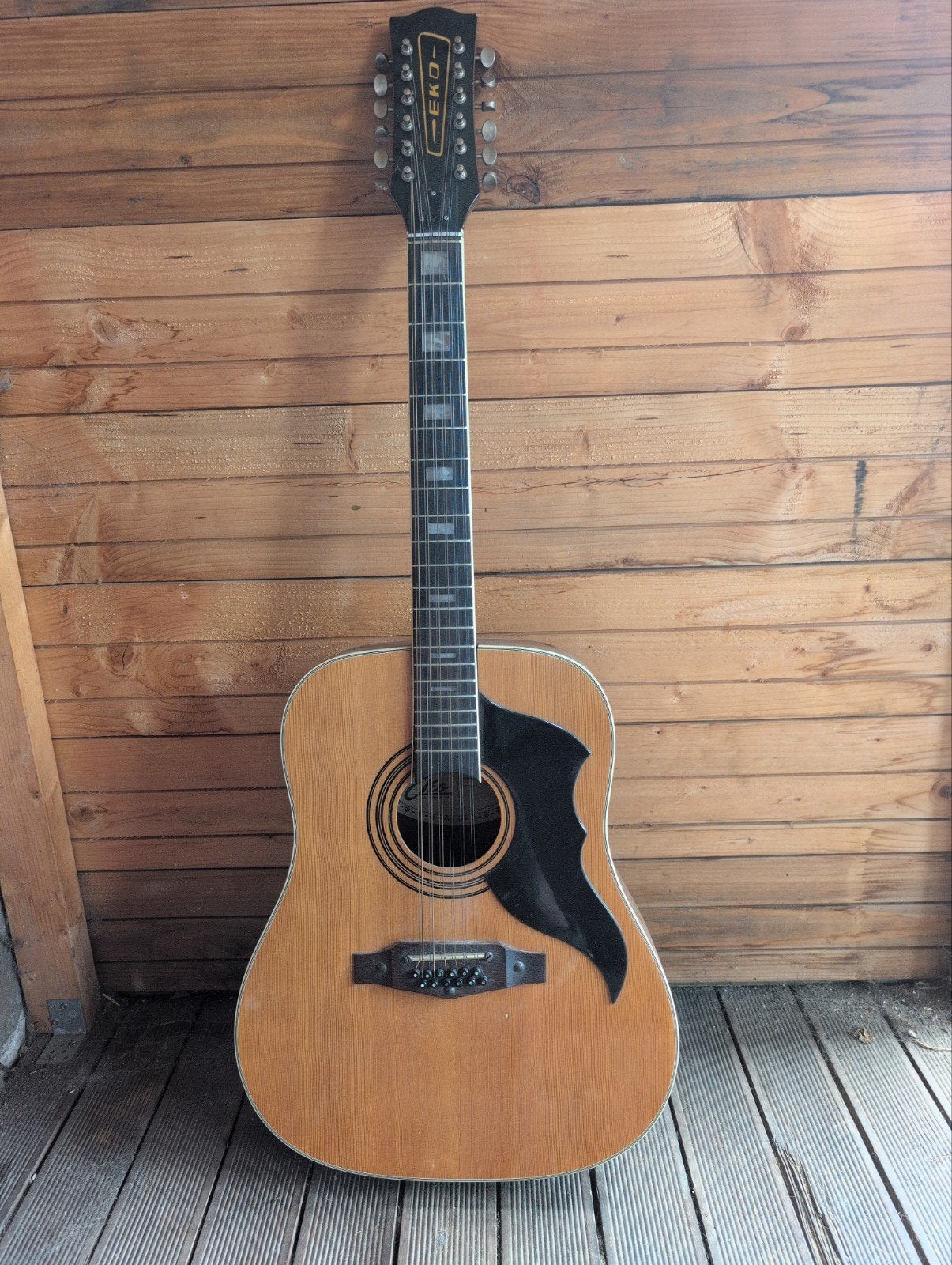 EKO 12-snarige Western gitaar - Vintage, Ophalen, Gebruikt, Western- of Steelstringgitaar, 12-snarig
