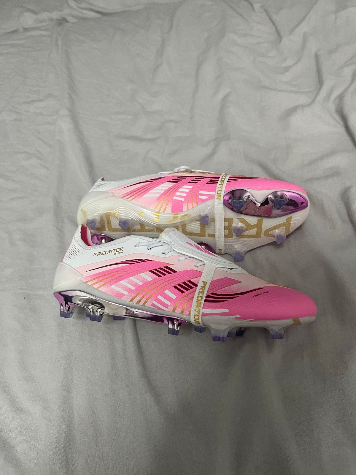 Adidas Predator Accuracy.1 Low FG Voetbalschoenen Roze/Wit, Ophalen of Verzenden, Nieuw, Schoenen