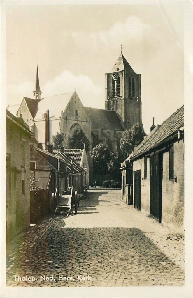378-354-021 Tholen Ned Herv Kerk, Verzenden, Voor 1920, Zeeland
