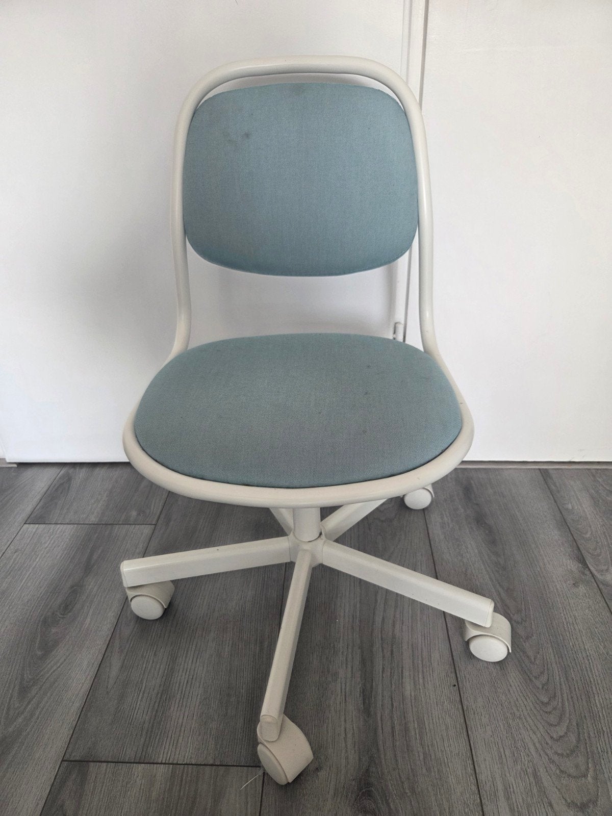 Ikea kinderbureaustoel - lichtblauw, Ophalen, Gebruikt, Blauw, Bureaustoel