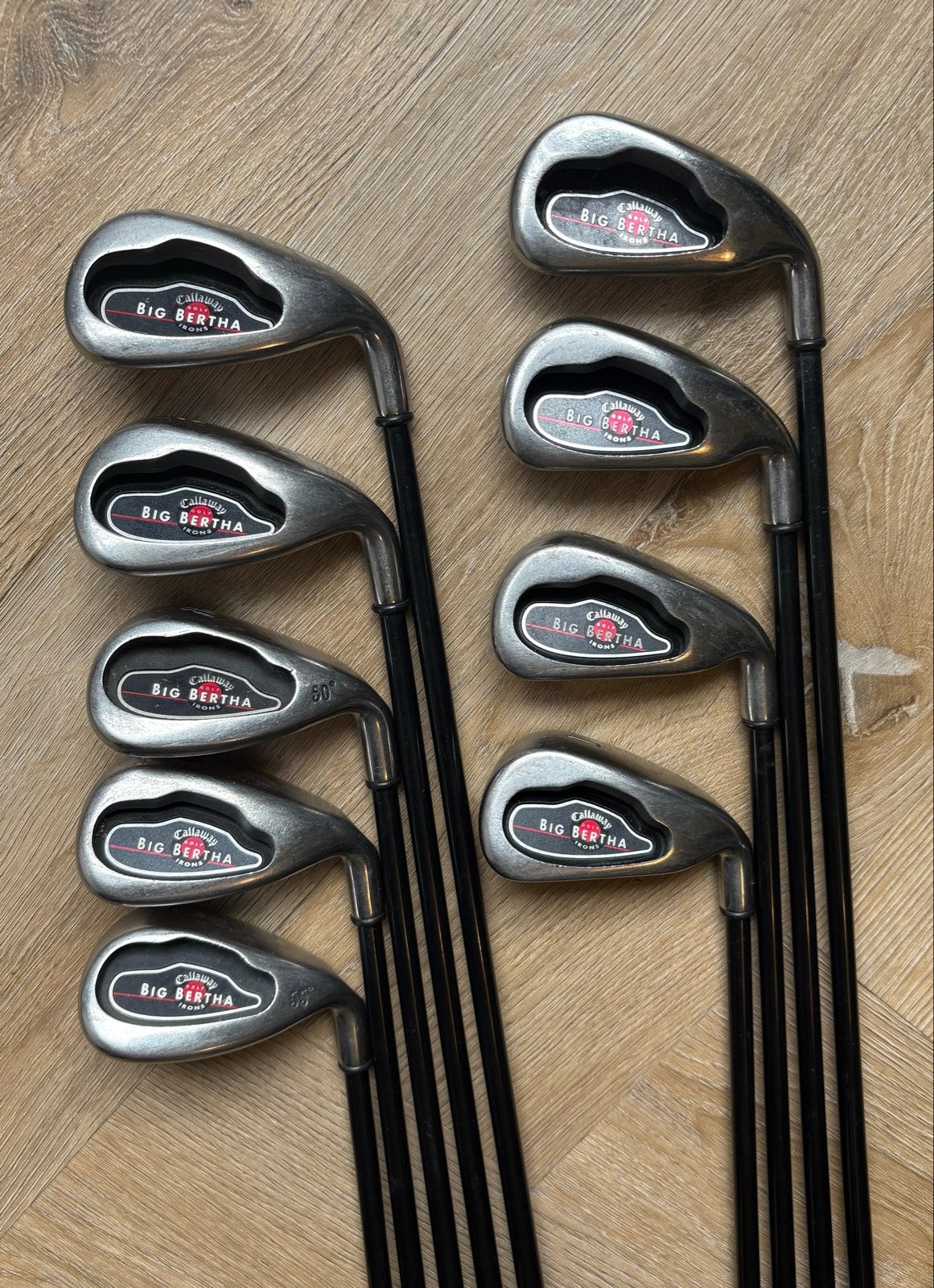 Callaway Big Bertha ijzerset 4-P+G+S / regular flex, Ophalen of Verzenden, Gebruikt, Set, Callaway