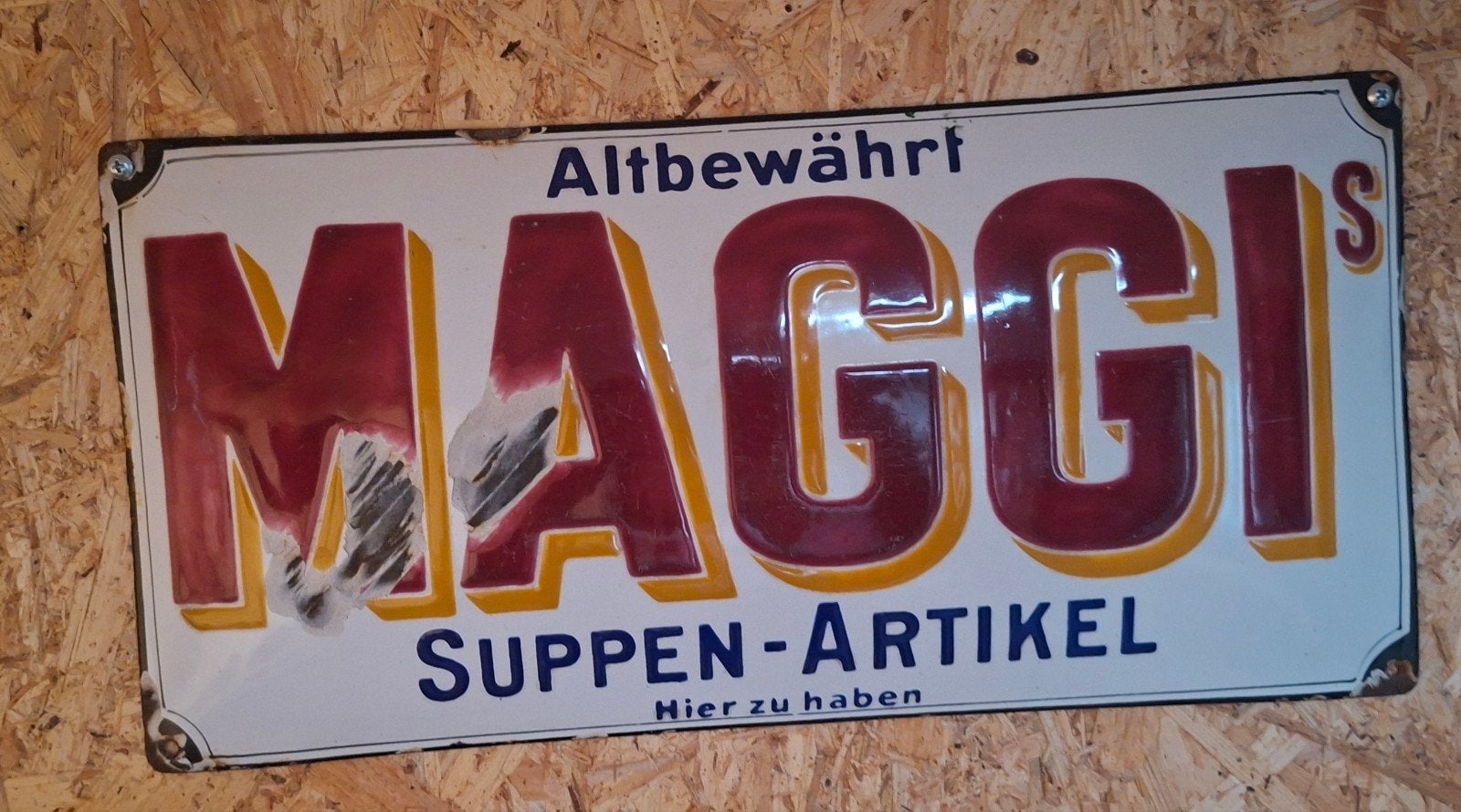 reclamebord., Ophalen of Verzenden, Reclamebord