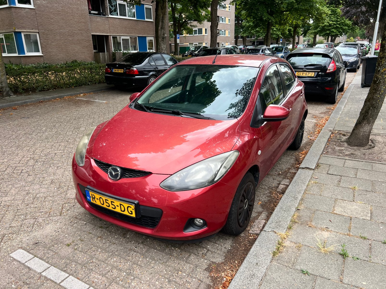 Mazda 2009 Rood | motorschade, Auto's, 1498 cc, 31 €/maand, 103 pk, Particulier