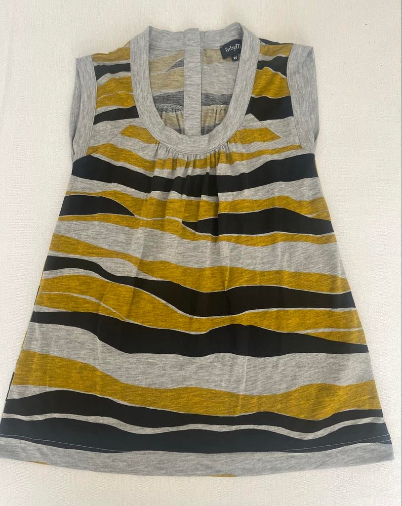 mbyM gestreepte top. Maat XS, Ophalen of Verzenden, Zo goed als nieuw, Korte mouw, Maat 34 (XS) of kleiner