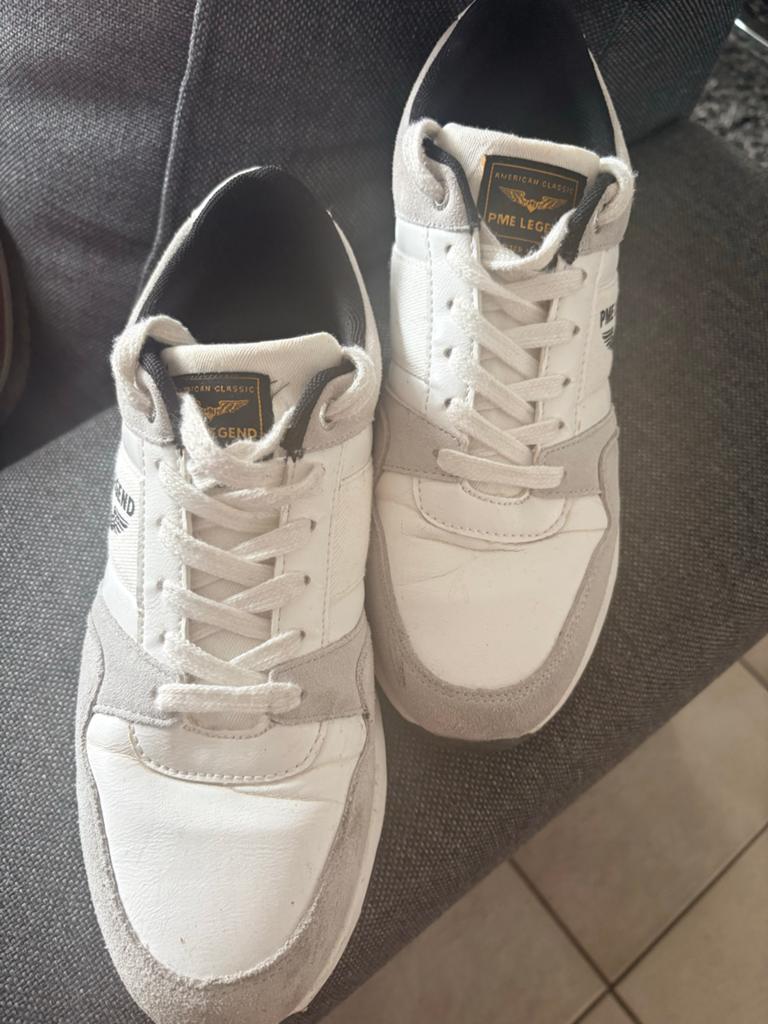 PME Legend Sneakers - Wit/Grijs, Ophalen of Verzenden, Gedragen, Wit, Sneakers of Gympen