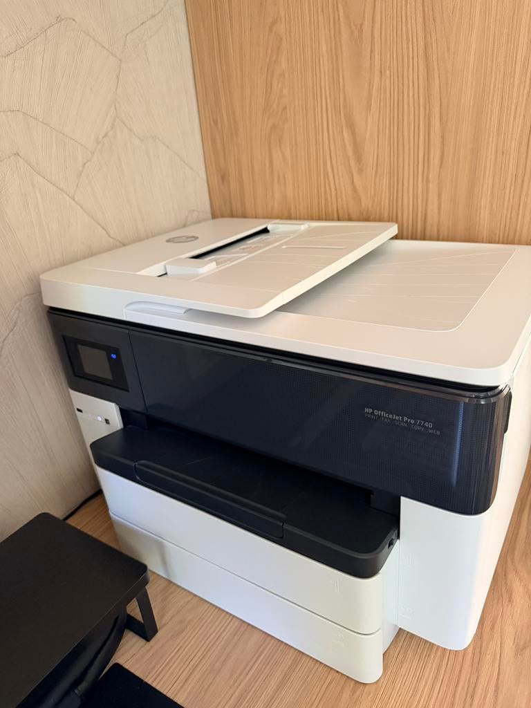 HP OfficeJet Pro 7740 A3 all‑in‑one – zo goed als nieuw, Computers en Software, Printers, Ophalen, Printer, Inkjetprinter, Draadloos