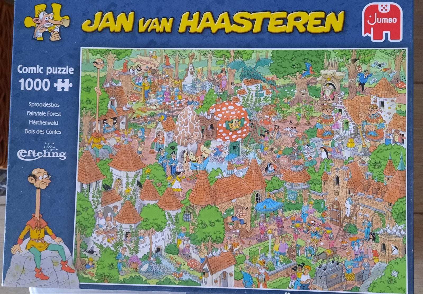 Jan van Haasteren Efteling Sprookjesbos 1000 stukjes RUILEN, Ophalen, Zo goed als nieuw