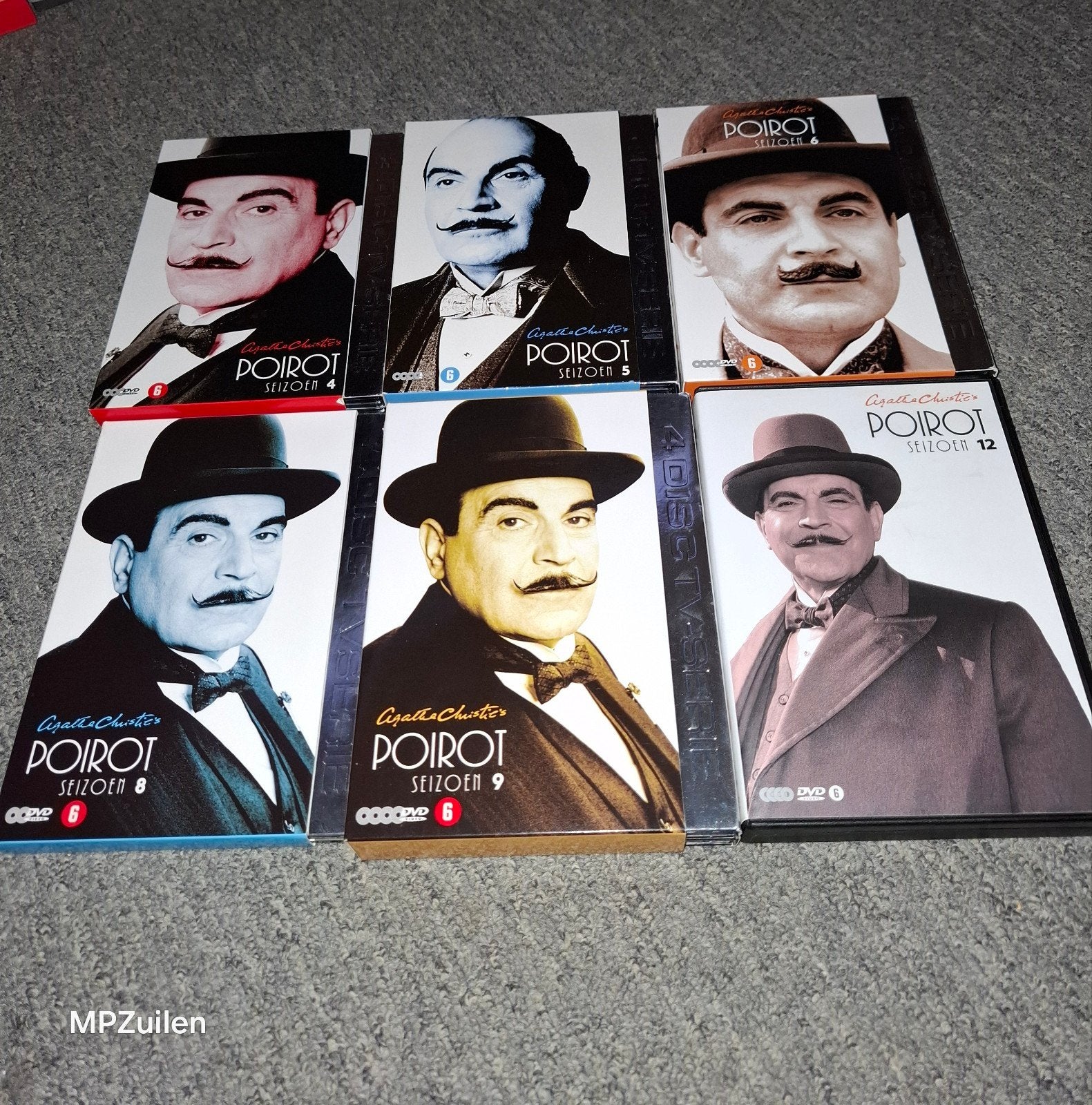 Poirot  .. 6 seizoenen, Vanaf 6 jaar, Ophalen of Verzenden, Zo goed als nieuw, Thriller