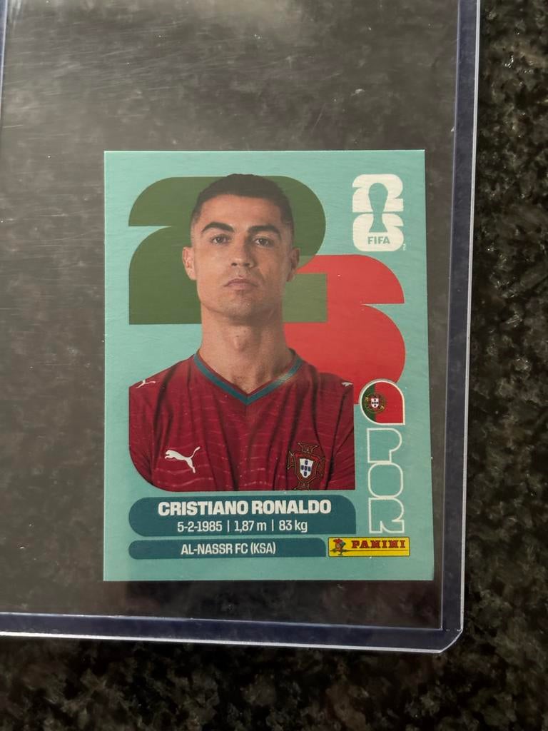 Panini WK 2026 Cristiano Ronaldo Sticker/Kaart, Ophalen of Verzenden, Zo goed als nieuw