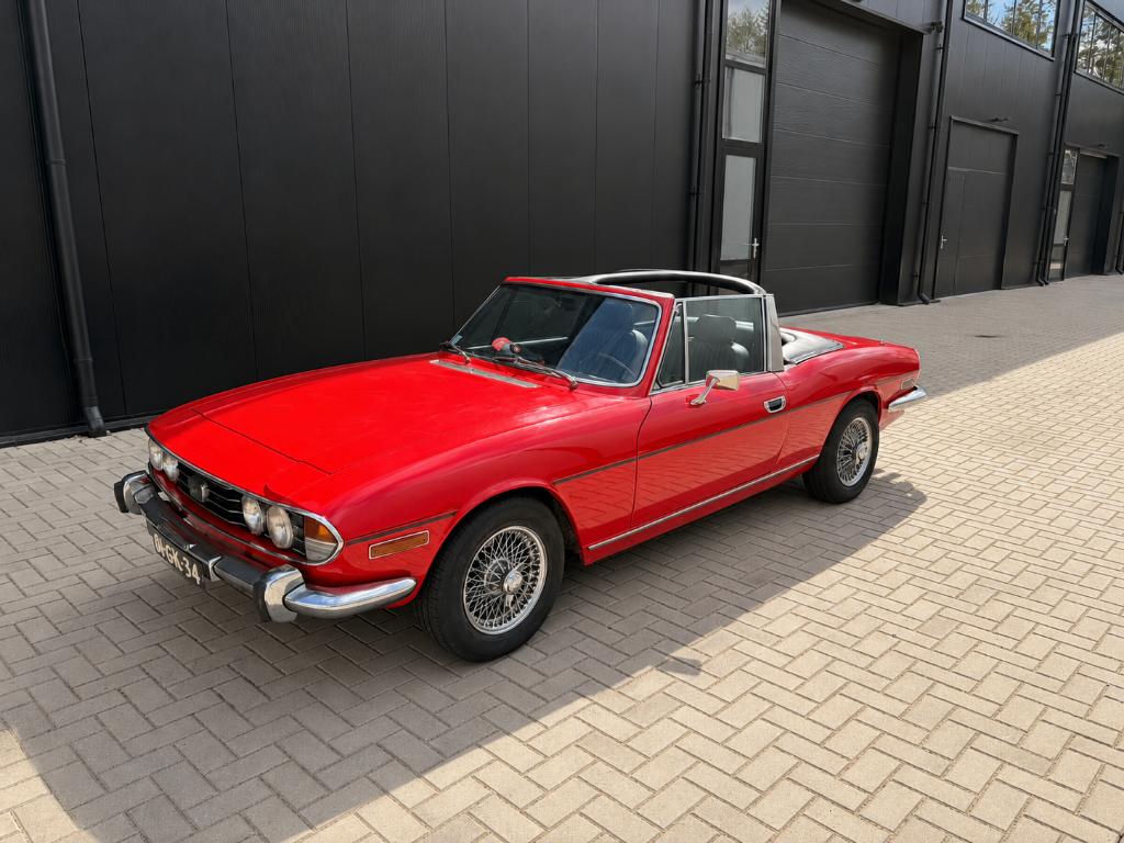 Truimph Stag MK2 Automaat.Orgineel Nederlands. 3e eigenaar., Auto's, Automaat, 145 pk, Cabriolet, Leder