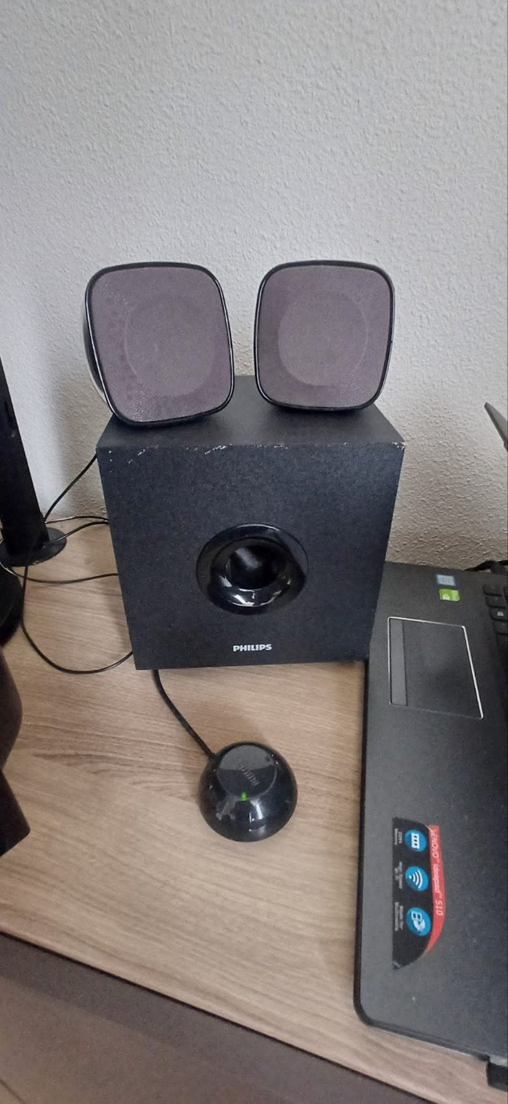 Philips 2.1 Speakerset, Ophalen, Philips, Gebruikt, Inclusief kabels