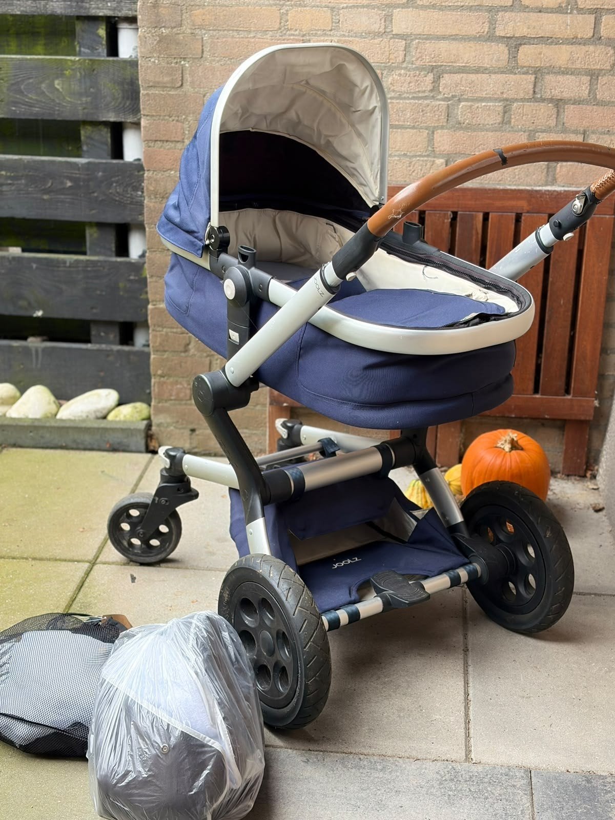Joolz Day 3 kinderwagen - Navy Blue, Ophalen, Zo goed als nieuw, Kinderwagen, Met reiswieg