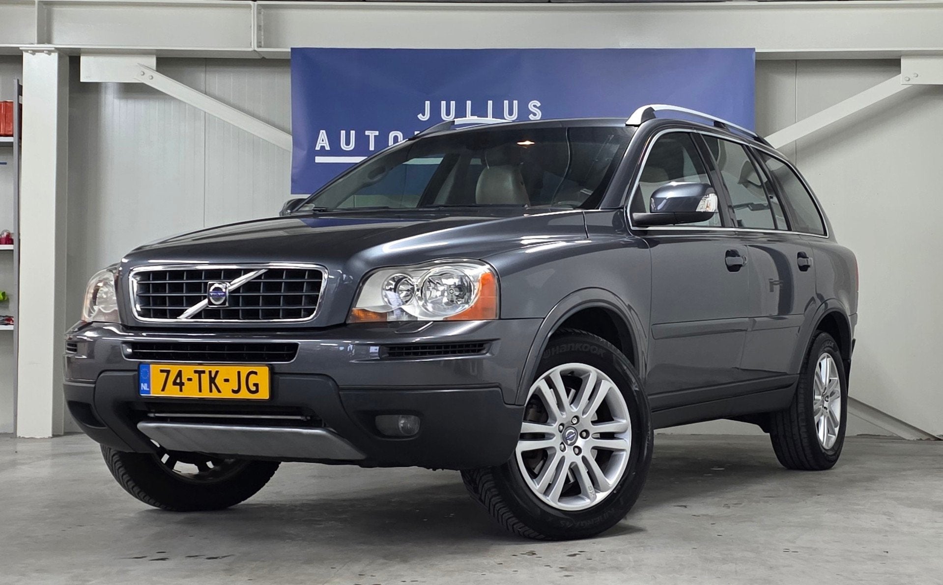 Volvo XC90 3.2 Summum VolledigOnderhouden Trekhaak Android/A, Auto's, Gebruikt, Beige, 1960 kg, Vierwielaandrijving