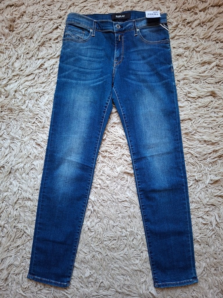 Nieuw. Spijkerbroek Replay Vivy slim stretch. Mt 27/28, Blauw, Nieuw, Replay, Ophalen of Verzenden
