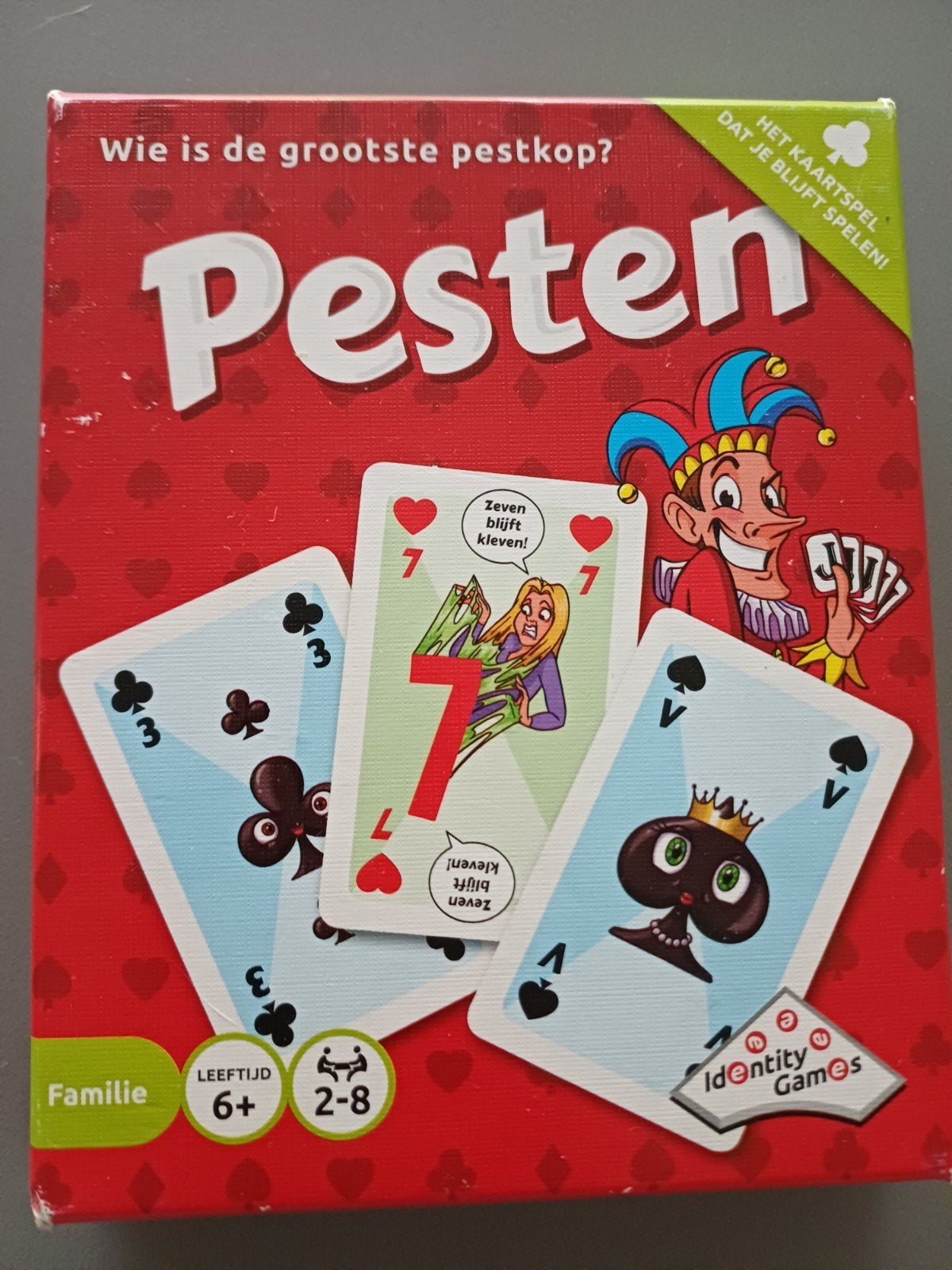 Pesten Kaartspel 6+, Een of twee spelers, Ophalen, Gebruikt, Identity Games