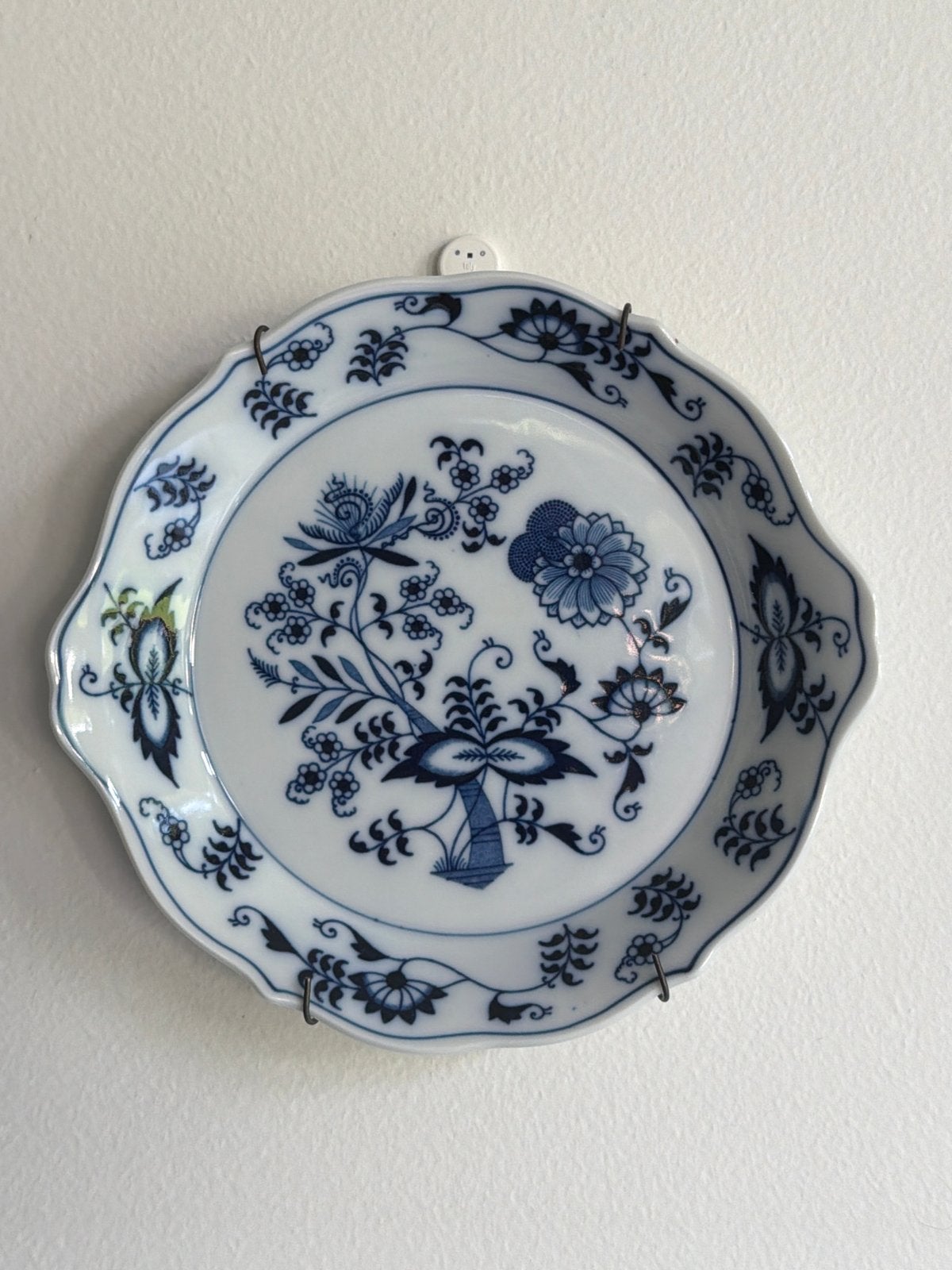 Blue Danube Porseleinen Schaal - 19x18cm, Antiek en Kunst, Antiek | Servies los, Ophalen of Verzenden