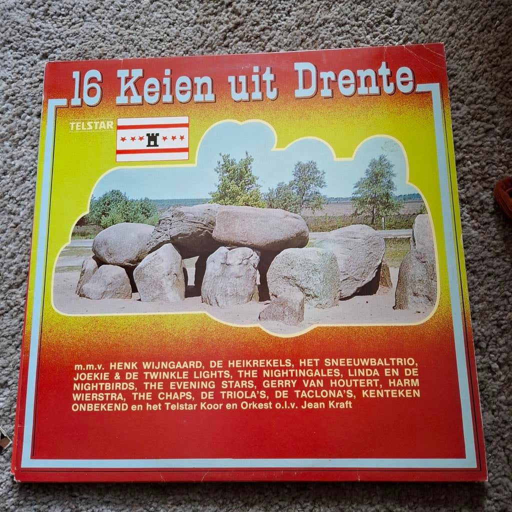 16 Keien uit Drente - Telstar LP - Diverse artiesten, Ophalen of Verzenden, Gebruikt, 12 inch