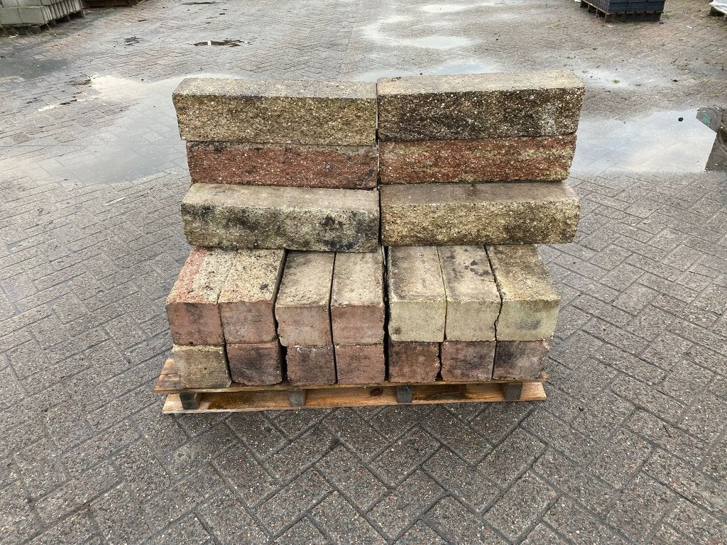 020. Splitrock Rood-Grijs 60x15x15 cm 22x Stukprijs: €3,85!, Ophalen, Blok, Nieuw, Minder dan 25 cm