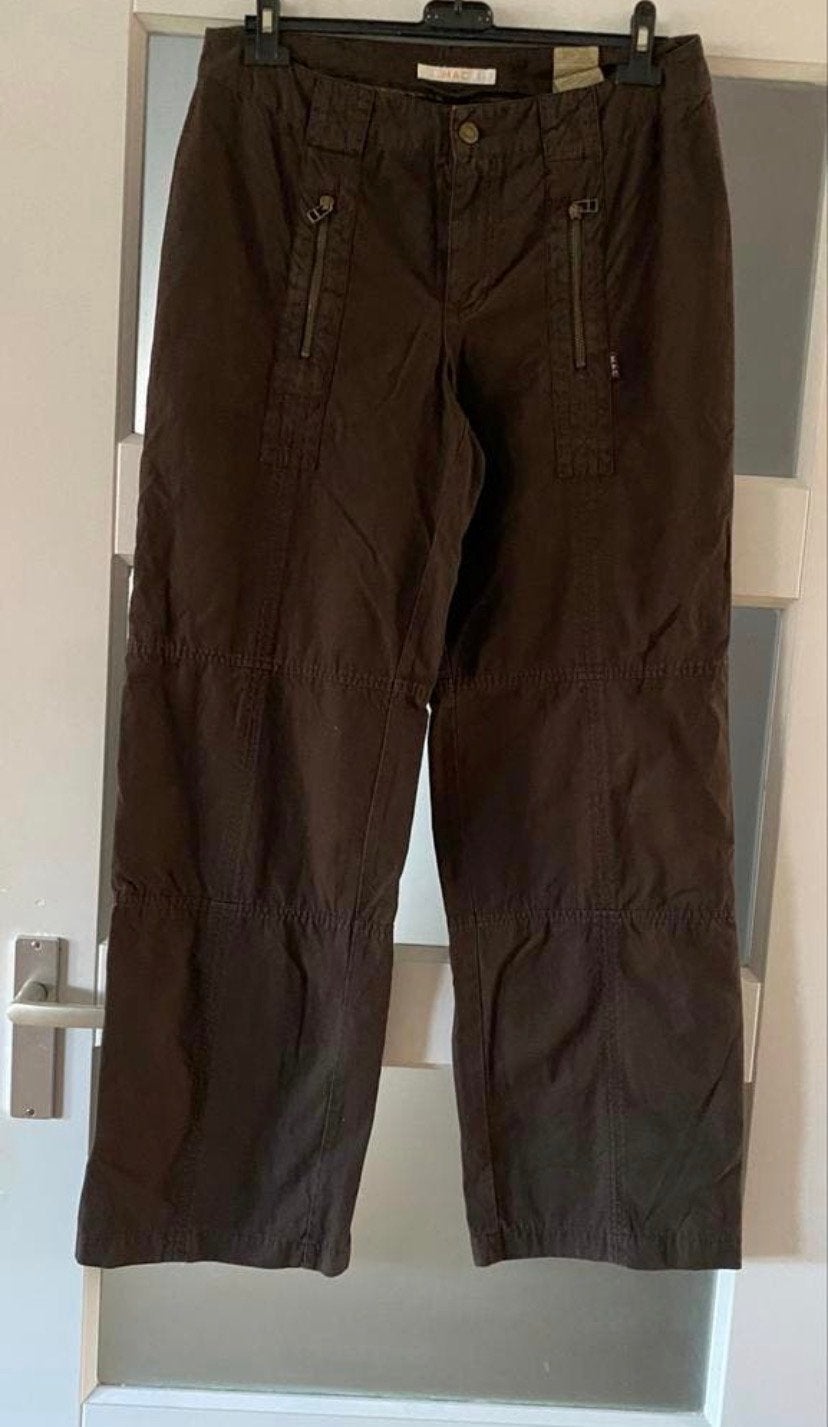 MAC Chiara  broek - Maat 42/32, Bruin, Maat 42/44 (L), Ophalen of Verzenden, Zo goed als nieuw