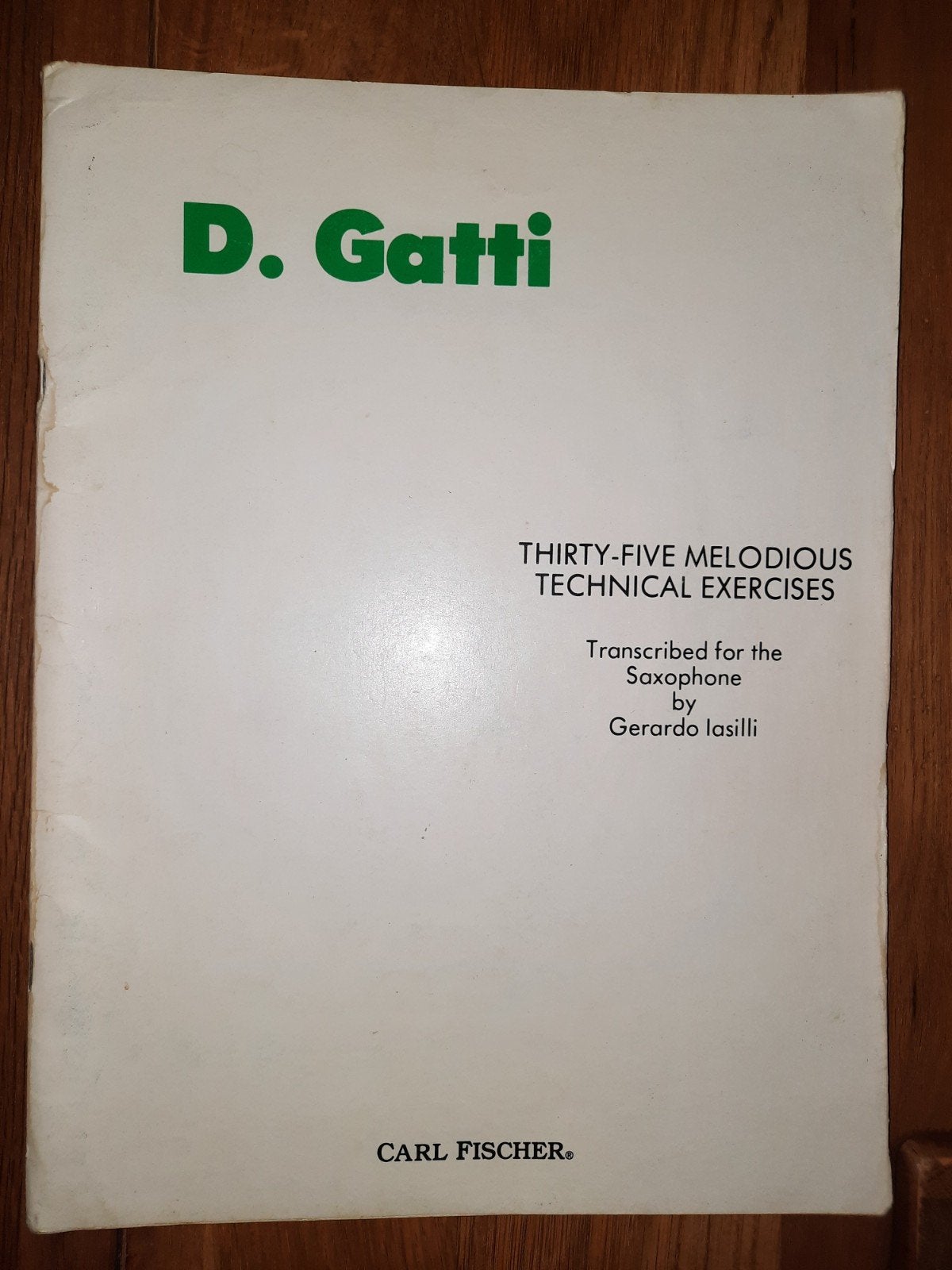 saxofoon: D. Gatti-Thirty Five Melodious Technical Exercises, Muziek en Instrumenten, Bladmuziek, Gebruikt, Ophalen of Verzenden