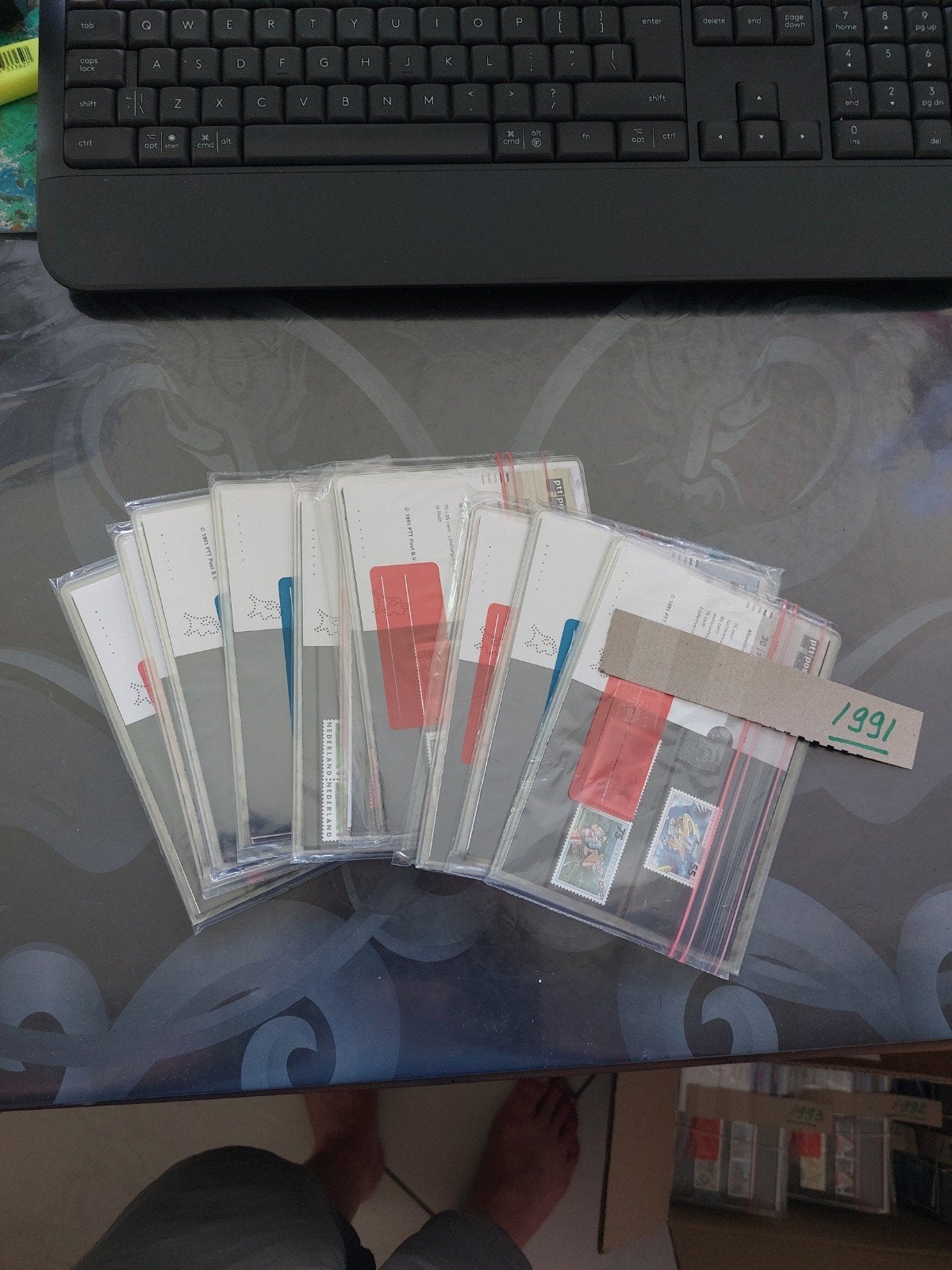 Nederland 1991, postzegelmapjes M80 tm M89., Ophalen of Verzenden