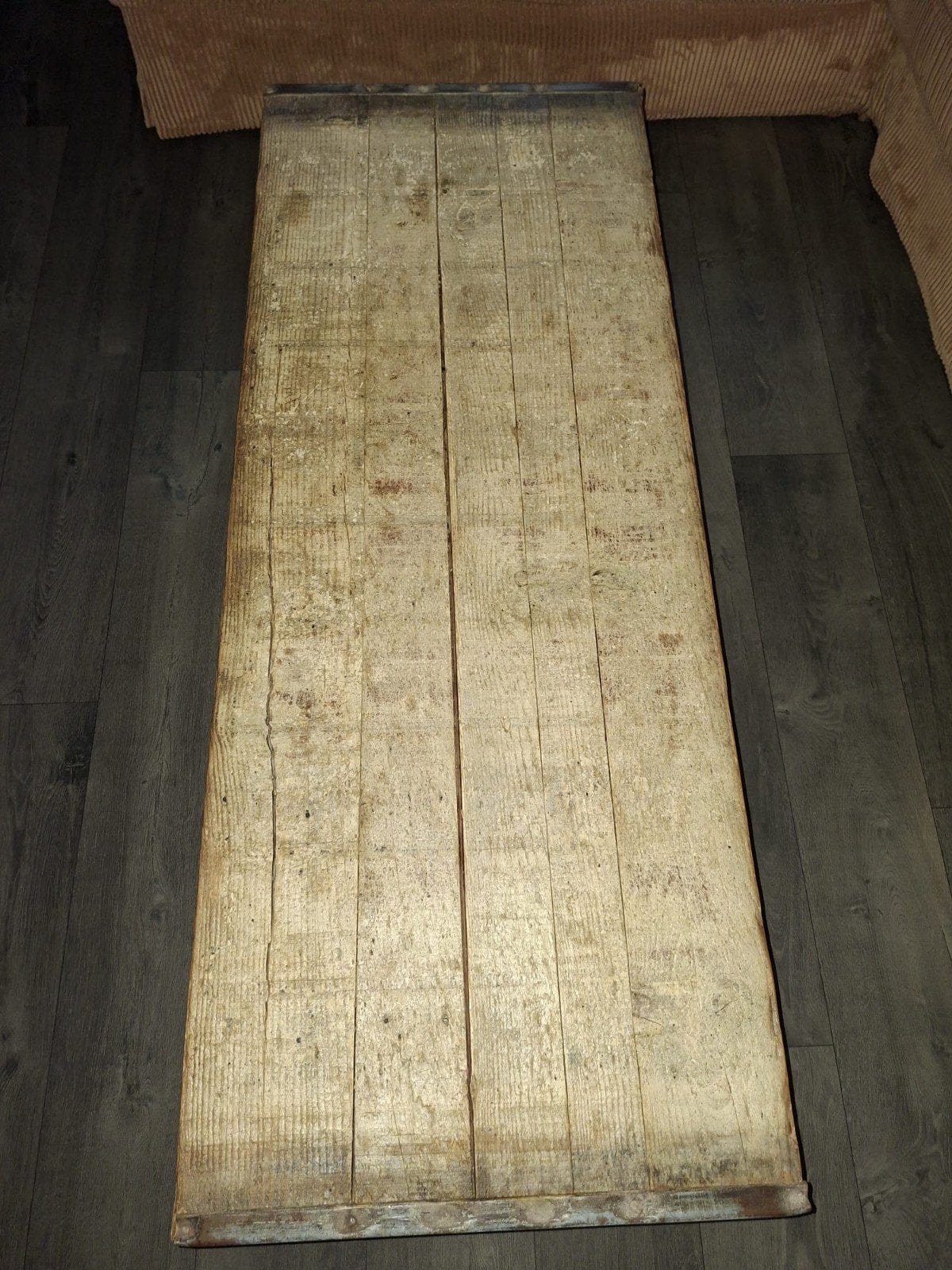 stoere salontafel van steenschotten, Ophalen, Overige materialen, 100 tot 150 cm, 50 tot 100 cm