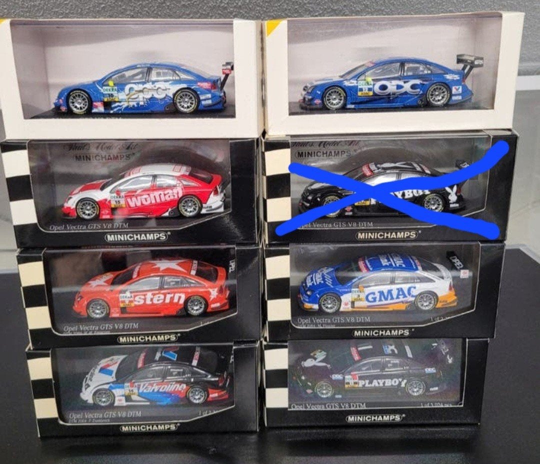 opel vectra GTS V8 dtm minichamps 1:43, Ophalen of Verzenden, Zo goed als nieuw, Auto, MiniChamps