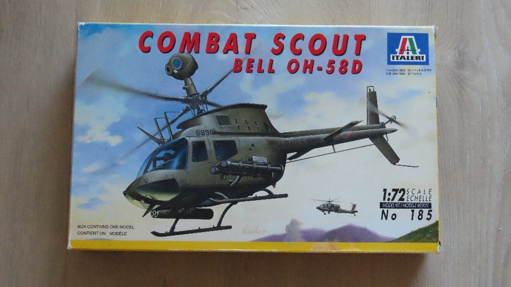 Bell OH-58D Combat Scout Italeri 1/72, 1:72 tot 1:144, Italeri, Helikopter, Nieuw