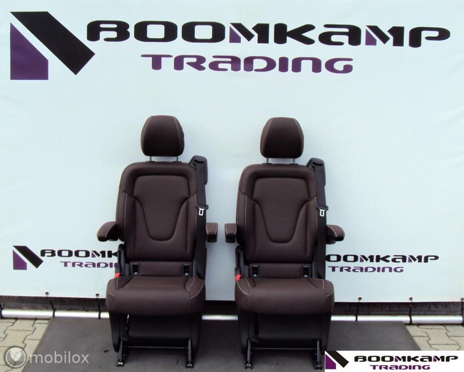 MB V-klasse klikstoelen / stoelen / stoel bruin leder, Mercedes-Benz, Nieuw, Ophalen of Verzenden, Mercedes-Benz
