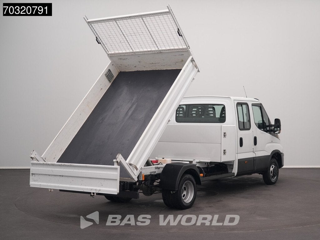 Iveco Daily 35C16 3.0L Dubbel Cabine met Kist Dubbellucht 3,, Stof, Gebruikt, Euro 6, 4 cilinders