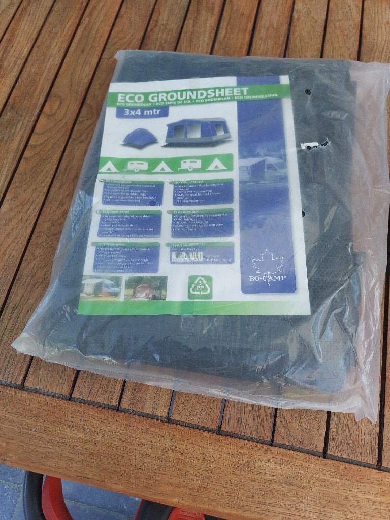 gronddoek voor onder tenttapijt ( 4 x 3 meter ), Caravans en Kamperen, Ophalen, Nieuw