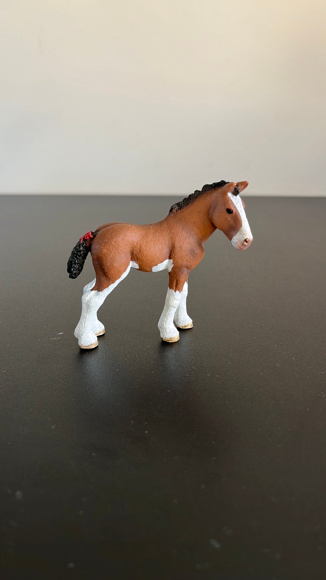 schleich FARM WORLD Clydesdale veulen, Ophalen of Verzenden, Gebruikt