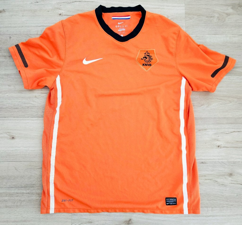 Nederlands elftal vintage voetbalshirt WK 2010 (M), Verzamelen, Ophalen of Verzenden, Zo goed als nieuw, Buitenlandse clubs, Shirt