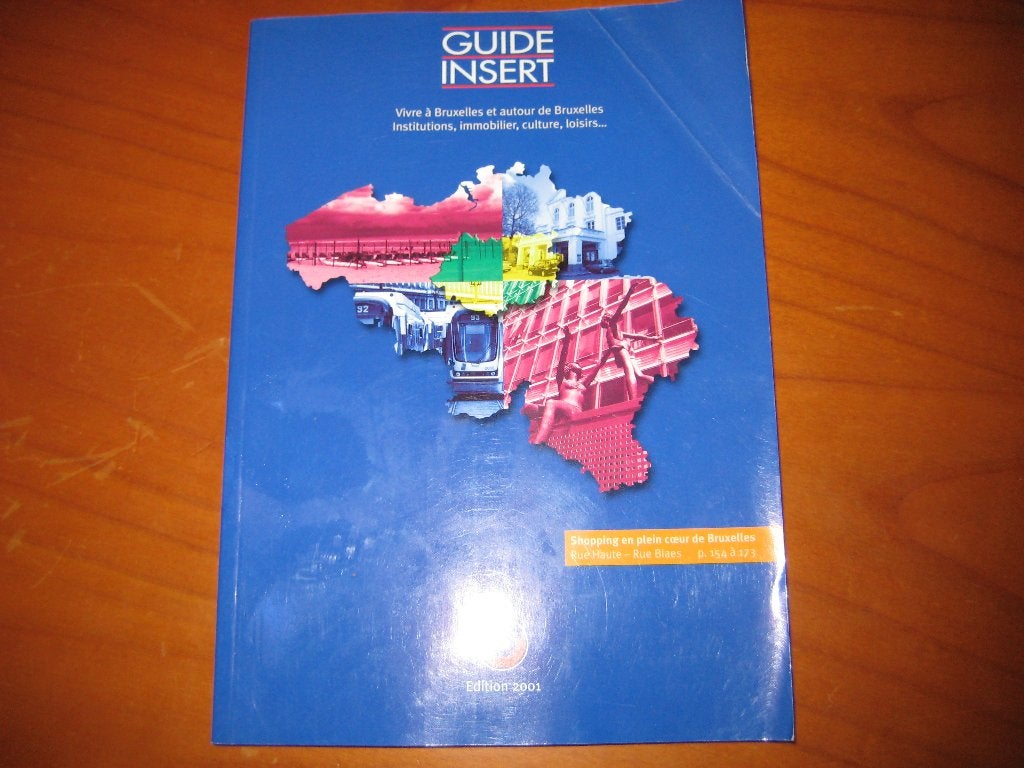 Guide Insert: Vivre à Bruxelles et autor de Bruxelles, Ophalen of Verzenden, Zo goed als nieuw, Non-fictie
