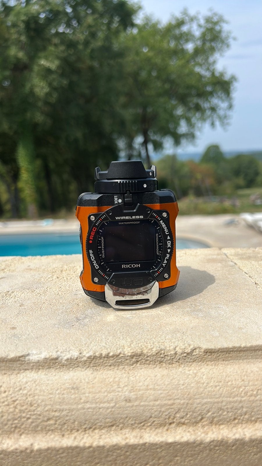 Ricoh wg m1 actie camera waterproof, Ophalen of Verzenden, Zo goed als nieuw