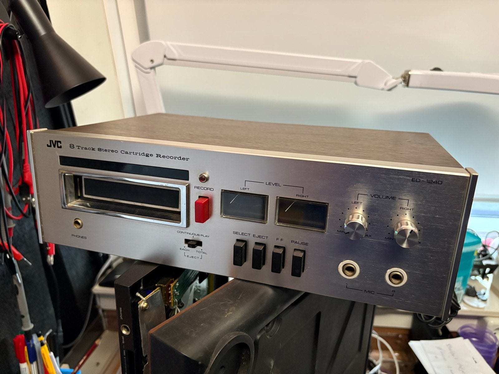JVC ED-1240 8-track (werking onbekend), Ophalen of Verzenden, Bandrecorder