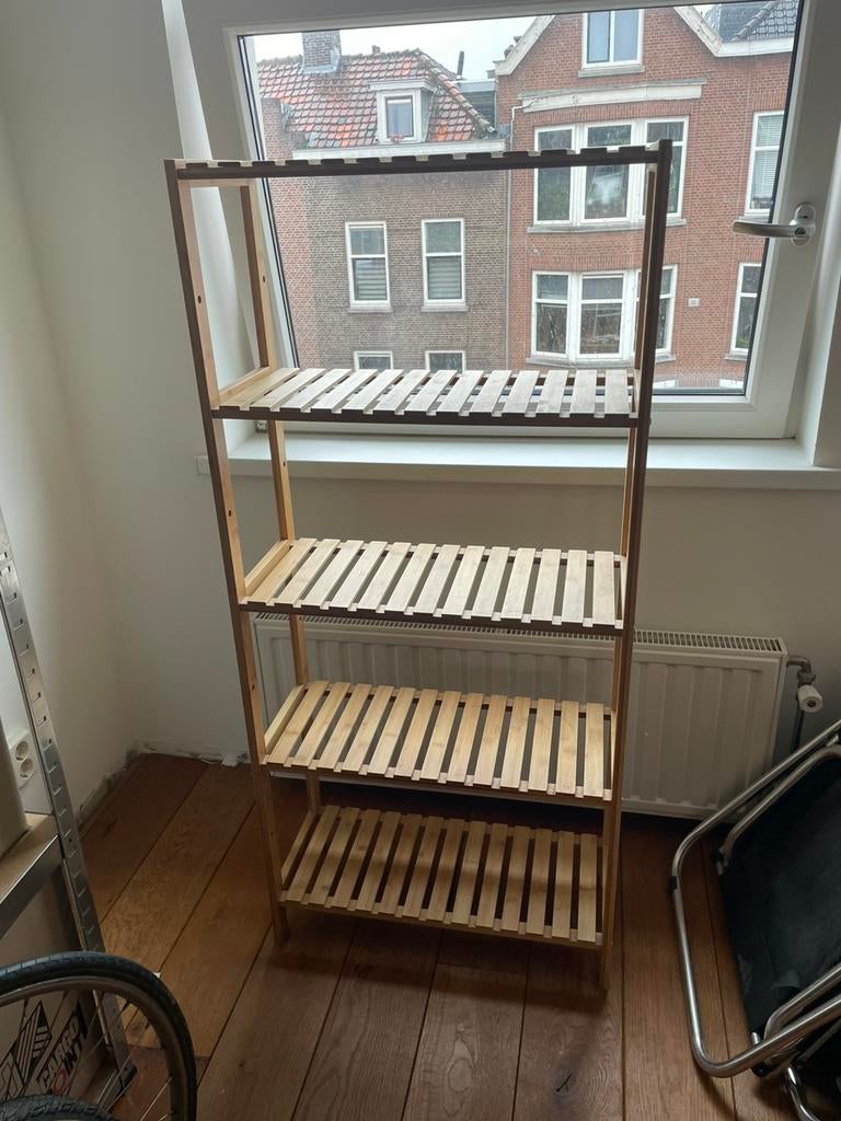Bamboe stellingkastje, Ophalen, Zo goed als nieuw