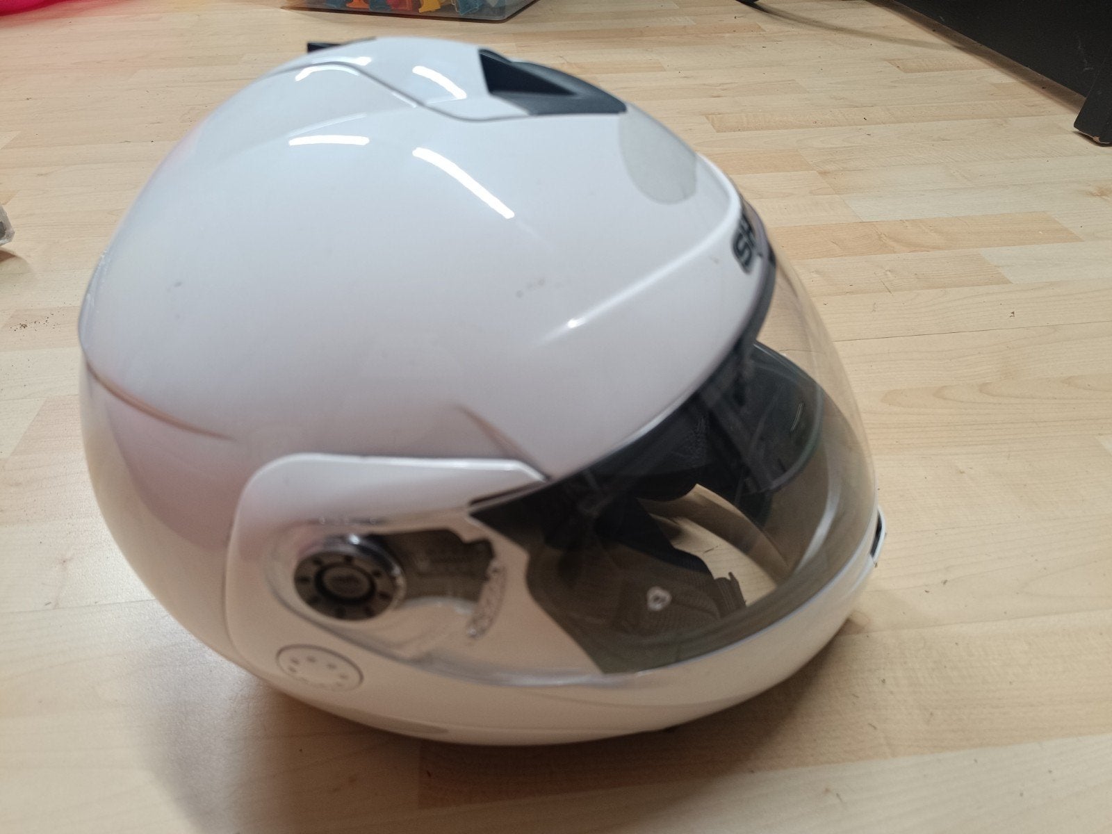 Shark systeem helm motorhelm maat XL met zonnevizier, Systeemhelm, XL, Shark, Ophalen of Verzenden