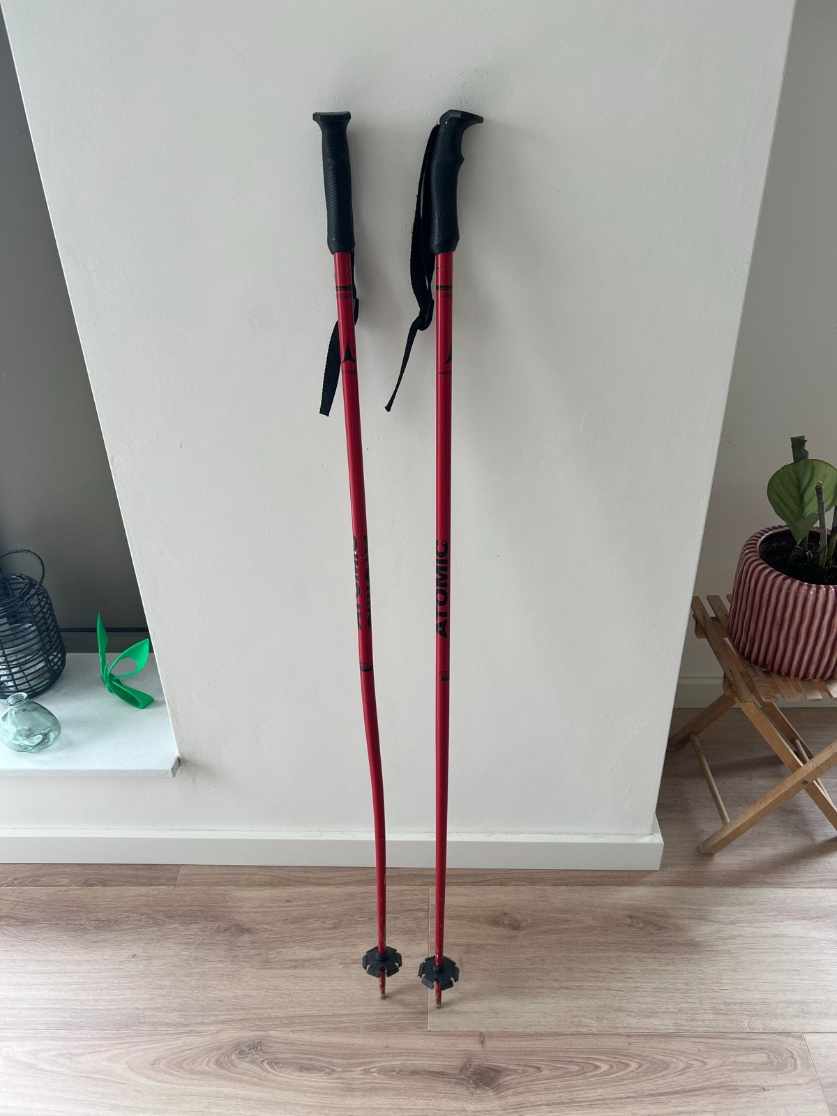 Atomic Redster G9 ski's met stokken - 171 cm, Sport en Fitness, Skiën en Langlaufen, 160 tot 180 cm, Gebruikt, Ophalen of Verzenden