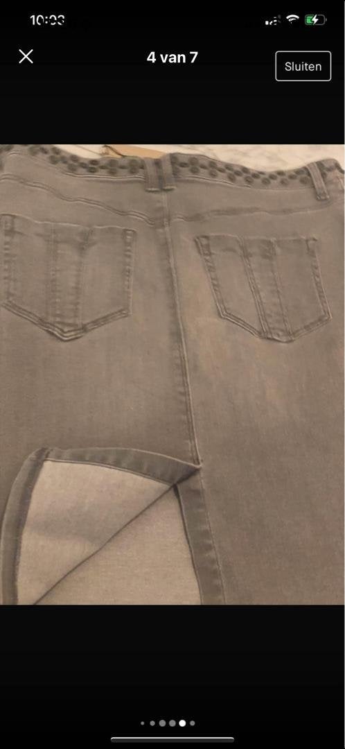 Nieuwe Burberry Brit spijkerrok - Maat 42/44 (L), Maat 42/44 (L), Nieuw, Ophalen of Verzenden, Knielengte