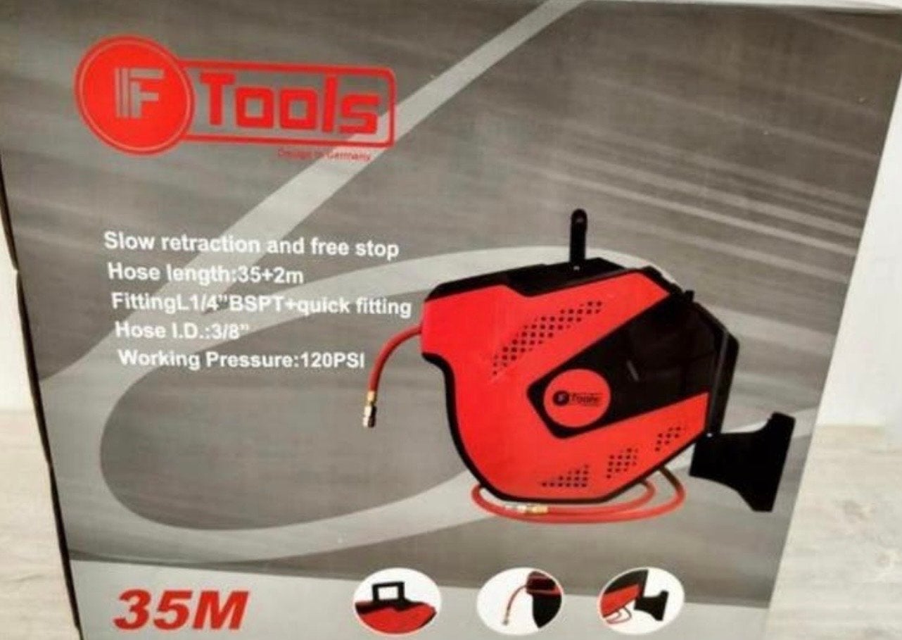 IF Tools Automatische Luchtslanghaspel 35M NIEUW, Auto diversen, Ophalen of Verzenden, Nieuw