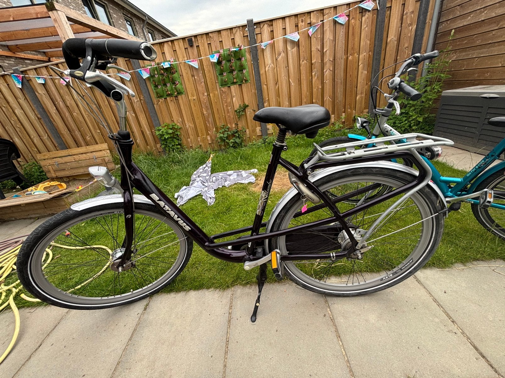 Paarse batavus mambo moederfiets, Fietsen en Brommers, Ophalen, Gebruikt, Batavus, 56 cm of meer