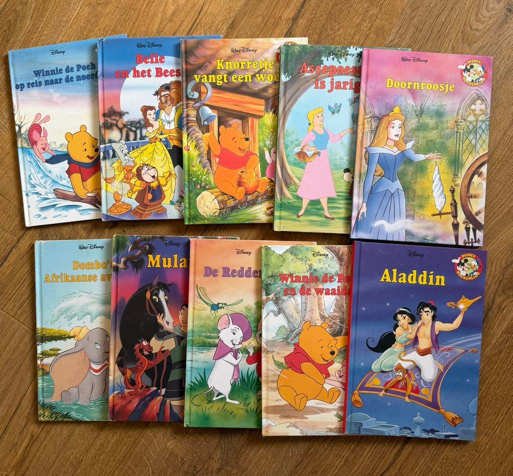10 Disney boeken (club), Ophalen of Verzenden, Gelezen, Sprookjes