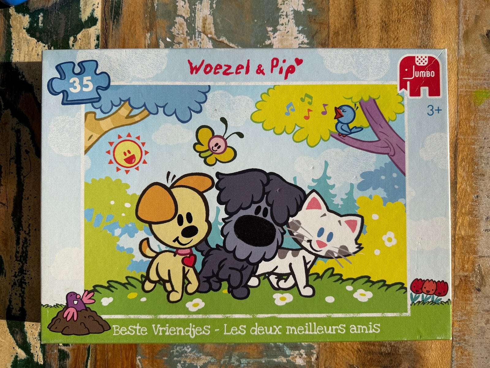 Woezel & Pip puzzel, Kinderen en Baby's, Ophalen of Verzenden, 10 tot 50 stukjes, Zo goed als nieuw, 2 tot 4 jaar