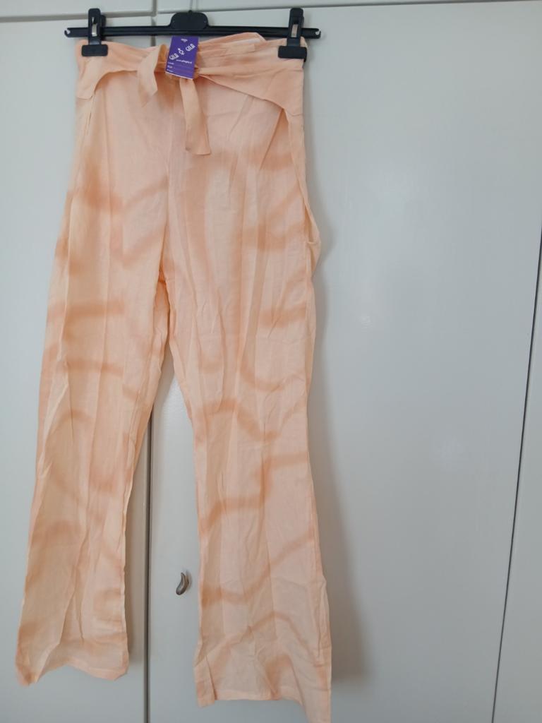 M aparte relax broek oranje luchtig katoen wijde pijp beach, Maat 38/40 (M), Gila Gila, Nieuw, Oranje